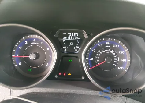 2012 Hyundai Elantra Gls z USA, uszkodzony, nr VIN 5NPDH4AE2CH077598